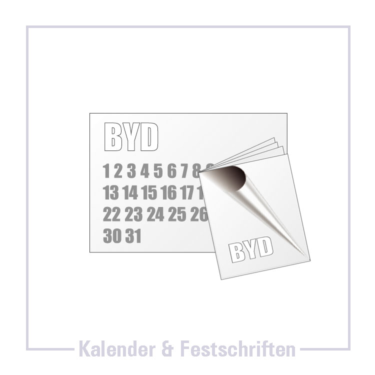 Kalender bei Leopold-Druck in Waldmünchen